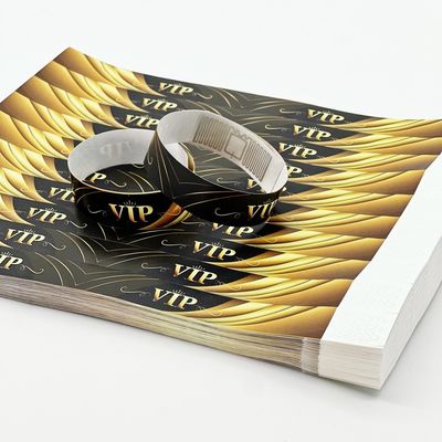 Veranstaltungen Party-Nutzungsszenarien Custom Logo Druck RFID-Armbänder mit NFC-Funktion