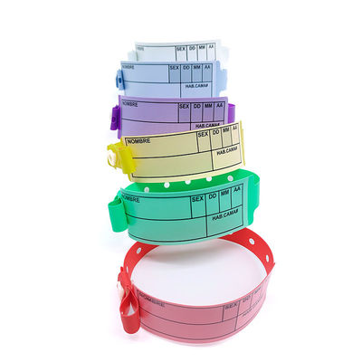 170*18mm Kindergröße Schreibbare Armbänder für Krankenhaus-/Klinikgebrauch