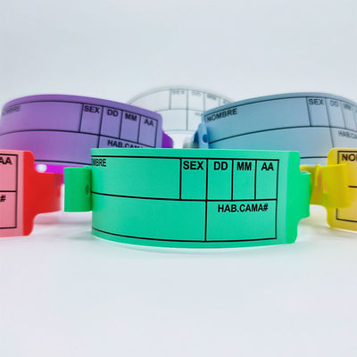 170*18mm Kindergröße Schreibbare Armbänder für Krankenhaus-/Klinikgebrauch