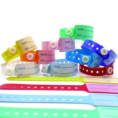 Vergnügen Gelegenheit PVC/Vinyl ID-Armband 100 Stück Einweg-Kostummedizinisches Armband