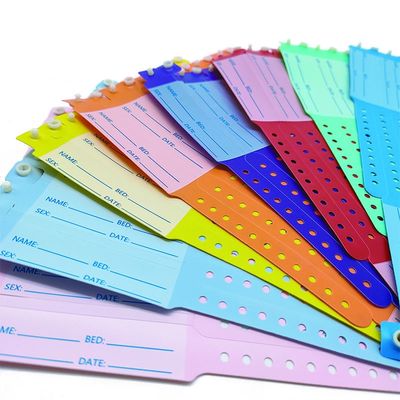 Vergnügen Gelegenheit PVC/Vinyl ID-Armband 100 Stück Einweg-Kostummedizinisches Armband