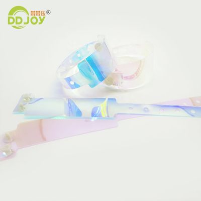 Party Favorite Farbenprächtiges Gradient Farbenarmband Custom TPU Armband für Veranstaltungen ID Lösung