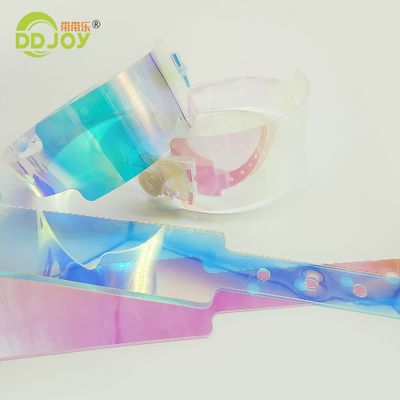 Konzertfertiges, umweltfreundliches TPU-Gradie-Armband in rosa Farbe für eine einfache Identifizierung