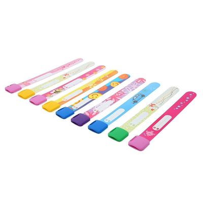 Wasserdichtes Anti-Verlust-Schreibbares Kinder-Namen-Identifizierung-Tracking-Armband für Kinder