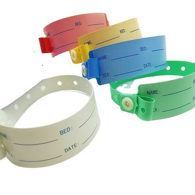 Custom Logo Weiches Vinyl Armband zur Identifizierung von Krankenhauspatienten