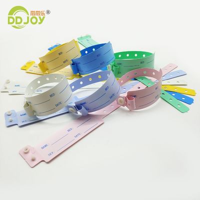 Custom Logo Weiches Vinyl Armband zur Identifizierung von Krankenhauspatienten