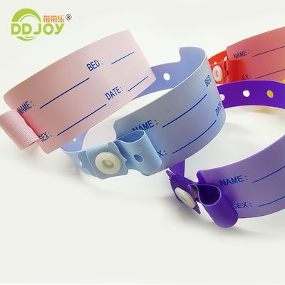 Custom Logo Weiches Vinyl Armband zur Identifizierung von Krankenhauspatienten