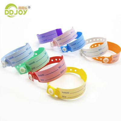 Custom Logo Weiches Vinyl Armband zur Identifizierung von Krankenhauspatienten