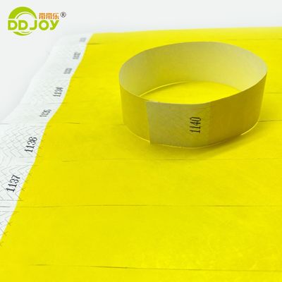 Custom Logo Wasserdichte Tyvek Armbänder für Veranstaltungen und Partys Drucktechnik