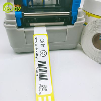 257*25mm für Erwachsene anpassbare Direkt-Wärmepapier-ID-Armbänder für Indoor-Spielplatz