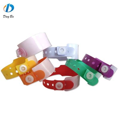 Farbenfrohe PVC Vinyl Armband für Kinder im Vergnügungspark 250*25mm und 170*18mm