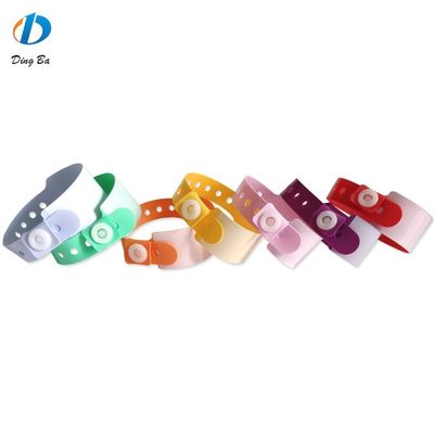 Farbenfrohe PVC Vinyl Armband für Kinder im Vergnügungspark 250*25mm und 170*18mm