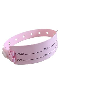 Krankenhauspatienten PVC-Medizinisches ID-Armband Armband mit 250*25mm und 170*18mm Größen
