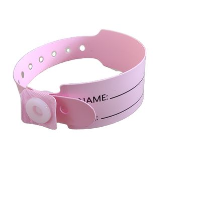 Krankenhauspatienten PVC-Medizinisches ID-Armband Armband mit 250*25mm und 170*18mm Größen