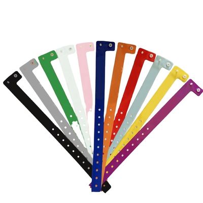 250*25mm Einweg-PVC-Identifikationsarmbänder mit und anpassbarem Design