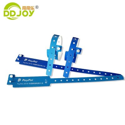 DDJOY Einmalige PE Kunststoff Armbänder für Veranstaltungen Logo Größe 65*20mm