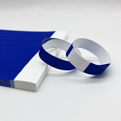 OEM Custom Logo Druck Tyvek Armbänder für Veranstaltungen Wasserdichte Papier Armbänder