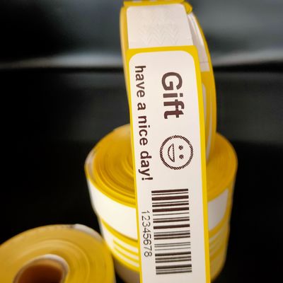 Druckpapier-Armband mit thermischem Barcode
