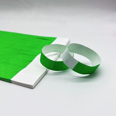 Druckpapier Tyvek Armband für Veranstaltungen und Partys Tränenbeständig OEM-Logo akzeptabel