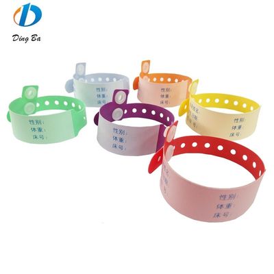 ISO9001-zertifiziertes gelbes Vinyl-ID-Armband