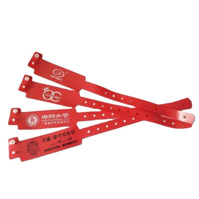 Schmuckart Armbänder Umweltschonende Kunststoffe Einwegprodukte für Konzerte PVC/Vinyl-Armbänder