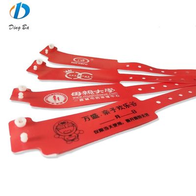 Schmuckart Armbänder Umweltschonende Kunststoffe Einwegprodukte für Konzerte PVC/Vinyl-Armbänder