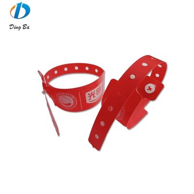 Schmuckart Armbänder Umweltschonende Kunststoffe Einwegprodukte für Konzerte PVC/Vinyl-Armbänder