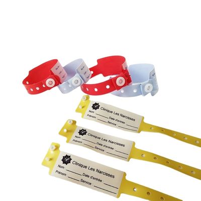 Personalisiertes Einweg-PVC-Armband für Patienten Superweich 170*18mm Kinderinformation