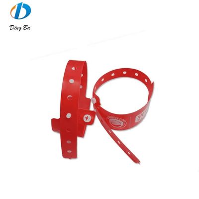 Schmuckart Armbänder Umweltschonende Kunststoffe Einwegprodukte für Konzerte PVC/Vinyl-Armbänder