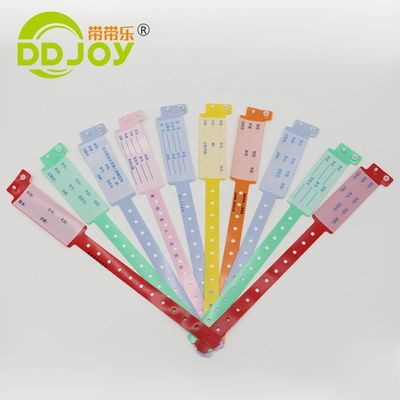 Personalisiertes Einweg-PVC-Armband für Patienten Superweich 170*18mm Kinderinformation