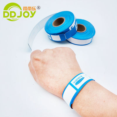 Custom Farbe Thermisches synthetisches Papier Armband ID Armband Roll für Veranstaltungen Party-Versorgung