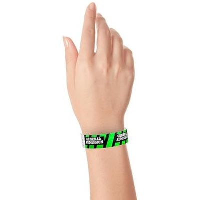 Wasserdichte Tyvek-Armbänder für Veranstaltungen Komfortable und zerreißfeste Papierarmbänder