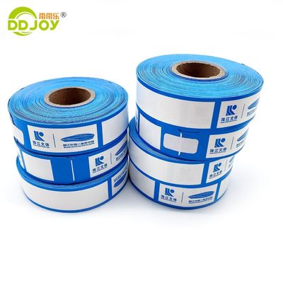 Individuelles Logo Blau synthetisches Papier Armband Armband für Szenen Eintrittskarten
