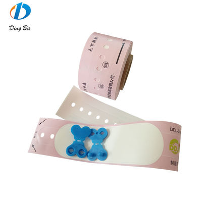 Wasserdichtes Custom Logo Mutter Baby Krankenhaus Patient ID Armband mit Wärmeempfindlichkeit