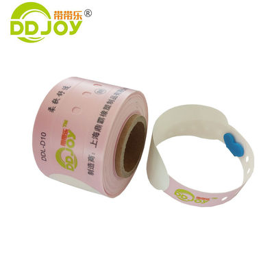 Benutzerdefinierte Barcode-Roll-Armbänder für die Identifizierung von Krankenhauspatienten 257*32mm/206*25mm