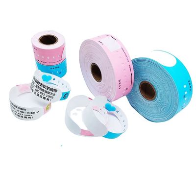 Stock Logo Krankenhaus Patient Einwegmedizinische ID Thermisches Armband Schnelle Lieferung DHL