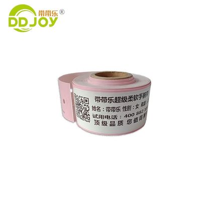 Individuelles Patienten-ID Weiches, sicheres, thermisches Druck-Armband mit Nano-Verbundpapiermaterial