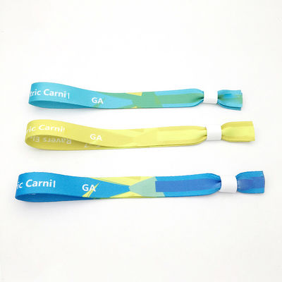 Custom Event Festival Party Armbänder Satin Stoff sicher und stilvoll mit Custom Logo