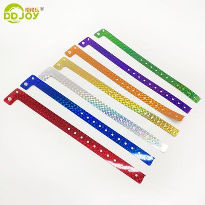 Snap Clamp L-Form Holographischer Glitter Unterhaltung Armband Armband Tickets