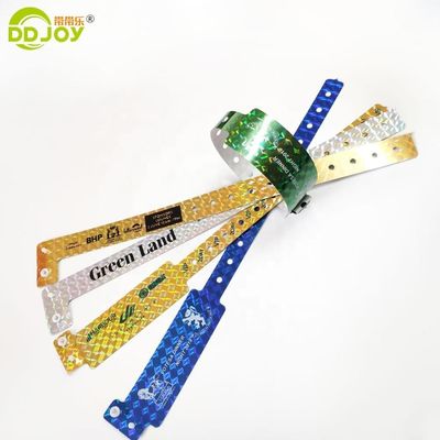 Snap Clamp L-Form Holographischer Glitter Unterhaltung Armband Armband Tickets