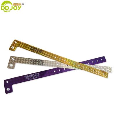 Snap Clamp L-Form Holographischer Glitter Unterhaltung Armband Armband Tickets