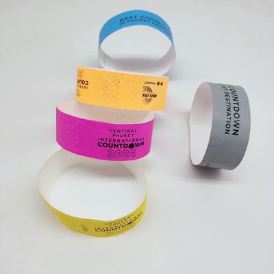 Personalisierte Papier-Armbänder für Werbeaktionen 250*25mm/250*19mm Einfarbdruck