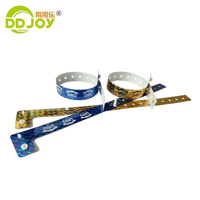 Anpassbares L-Form-Holographisches Material Armband für Veranstaltungen 250*25mm in Orange