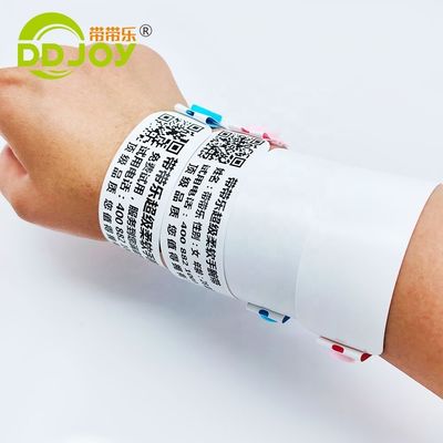 Anpassungs-Informationsdrucker thermisch druckbare Armband Anti-Kratz für Club-Zulassung