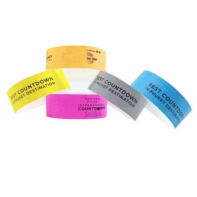 Wasserdichte Papierarmbänder für Veranstaltungen 250*25mm/250*19mm Langlebig und zerreißfest