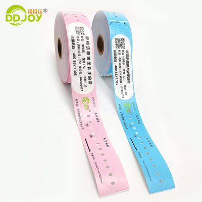Druckbares benutzerdefiniertes Logo, einstellbares, wasserdichtes, thermisches Armband in blau