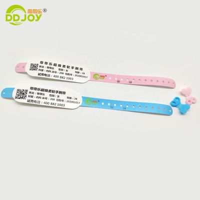 Druckbares benutzerdefiniertes Logo, einstellbares, wasserdichtes, thermisches Armband in blau