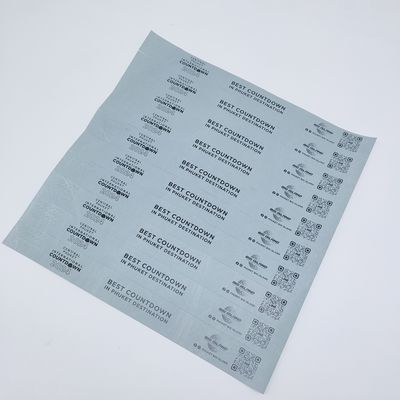 Wasserdichte Papierarmbänder für Veranstaltungen 250*25mm/250*19mm Langlebig und zerreißfest