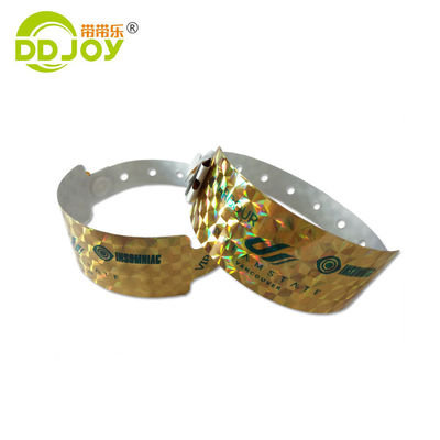 Blaues, maßgeschneidertes holographisches Armband für Festivals und Konzerte 250*25mm/250*16mm Größe