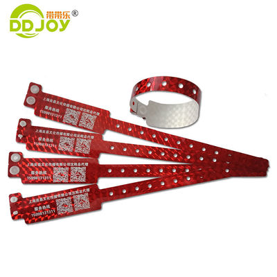 Blaues, maßgeschneidertes holographisches Armband für Festivals und Konzerte 250*25mm/250*16mm Größe